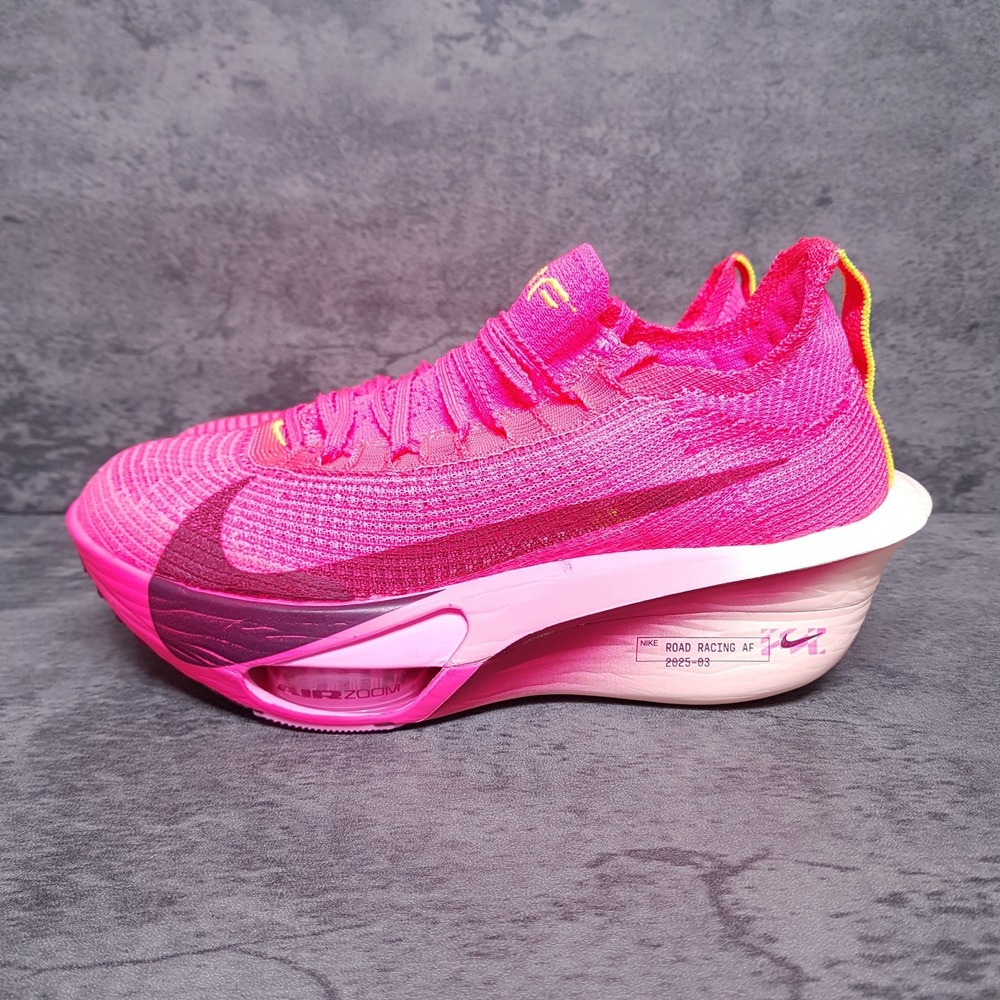 NIKE Air Zoom Alphafly Next% 3 Running Shoes Womens 9.5 Hyper Pink FD8315-601